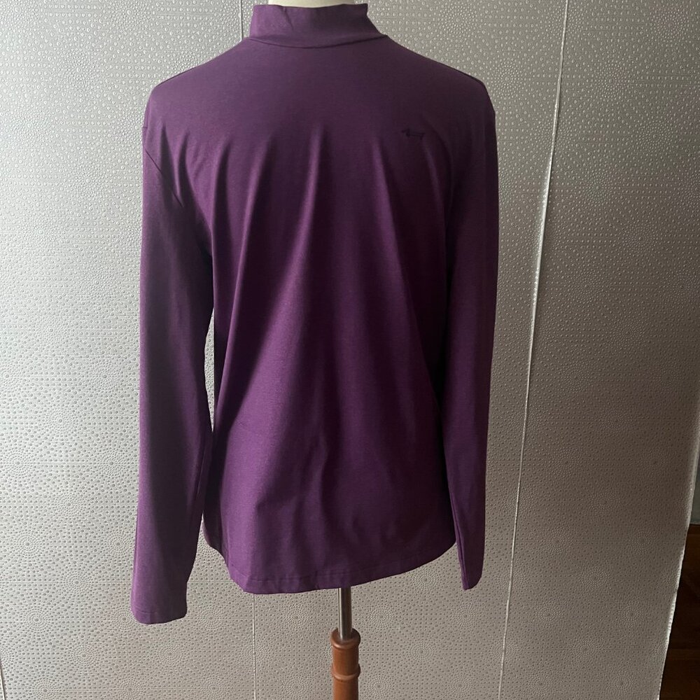Louis Castel Unisex Violet Long Sleeve Turtleneck Pullover Sweater Size 105 US L